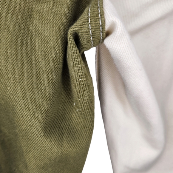 PacSun High Rise 2 Color Raw Hem Denim Button Fly Size 29 - Picture 3 of 5